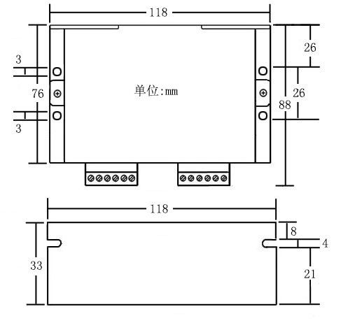 42/57步进电机驱动器 自发脉冲 驱动控制一体 QD50(图1)