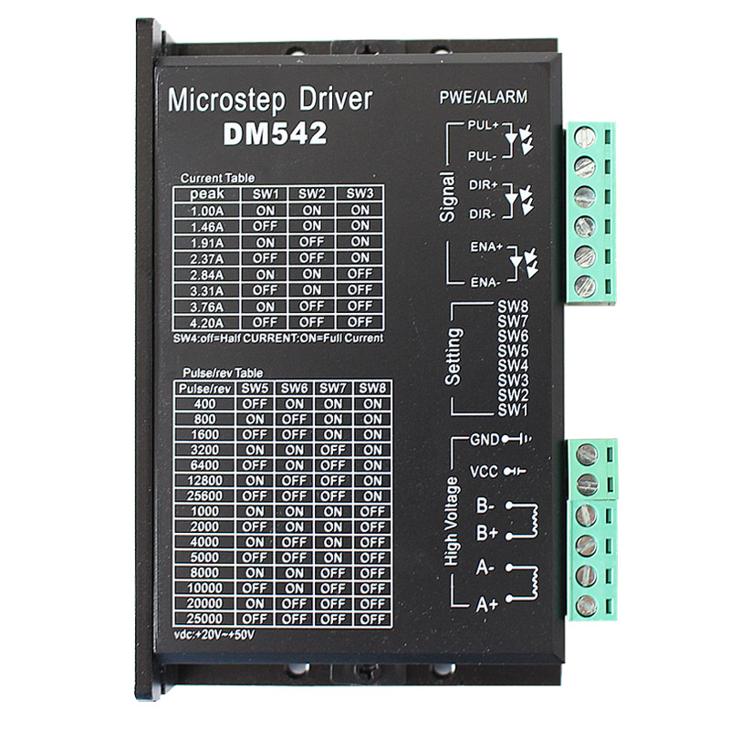 DSP数字式57 86步进电机驱动器 128细分替代M542