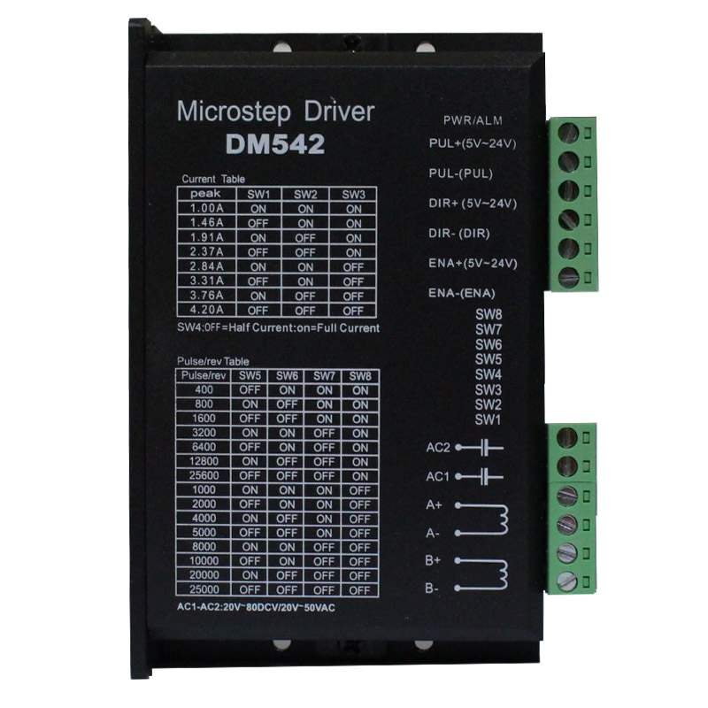 DSP数字式57 86步进电机驱动器 128细分替代M542/2M542   DM542标准版  高压版