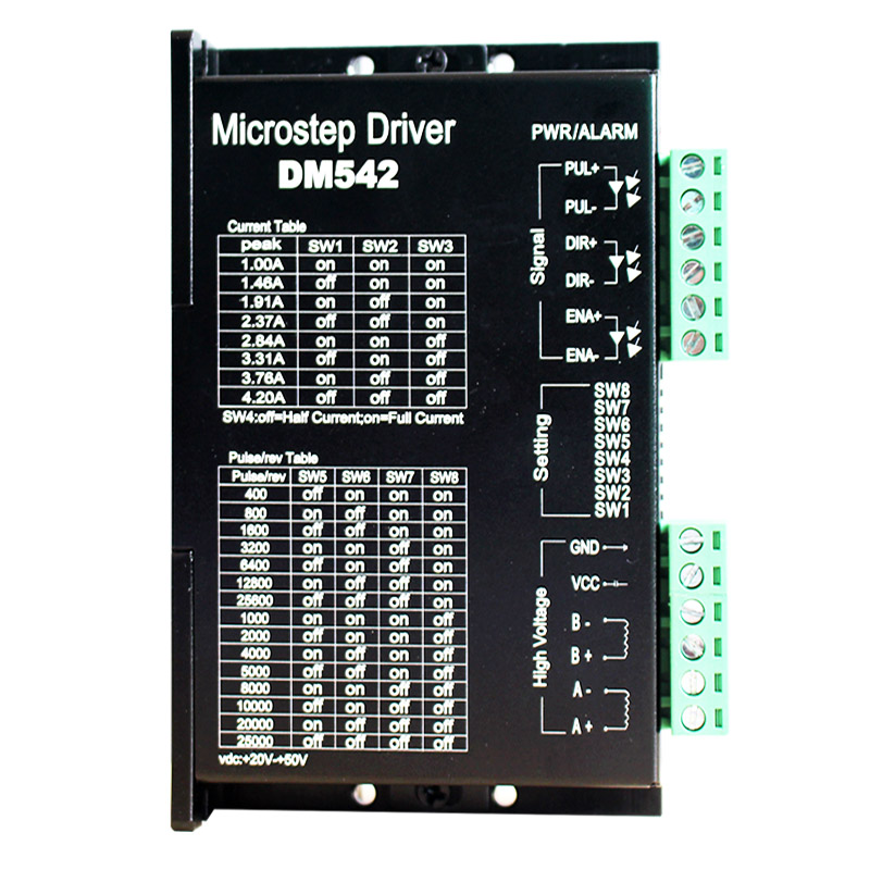 DSP数字式57 86步进电机驱动器128细分替代M542/